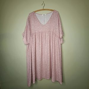 🆕️ Blush Leopard Print Dress 2X